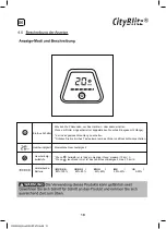 Предварительный просмотр 20 страницы CityBlitz CB064SZ Original Instructions Manual