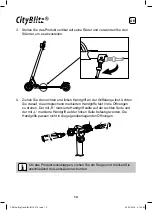 Preview for 14 page of CityBlitz E-Scooter CB014A Original Instructions Manual