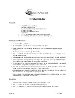 Preview for 1 page of Civco 610-2052 Quick Manual