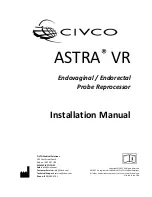 Civco Astra VR Installation Manual preview