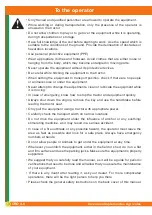 Preview for 7 page of Civemasa CRO 4.0 Operator'S Manual