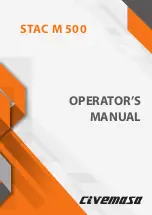 Предварительный просмотр 1 страницы Civemasa STAC M 500 Operator'S Manual