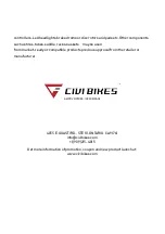 Предварительный просмотр 17 страницы Civibikes CHEETAH User Manual