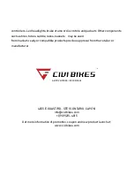 Preview for 18 page of Civibikes Runabout User Manual