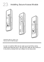 Предварительный просмотр 23 страницы Civintec Cidron Slimline Installation Manual