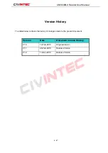 Preview for 4 page of Civintec CN56 Series User Manual