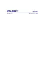 Preview for 1 page of CJB WEX-QM771 User Manual