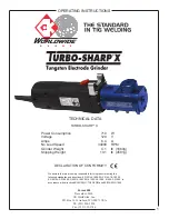 Preview for 1 page of CK WORLDWIDE TURBO-SHARP X Operating Instructions