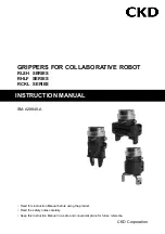 Предварительный просмотр 1 страницы CKD RCKL Series Instruction Manual