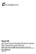 Preview for 1 page of CKMOVA Vocal M User Manual