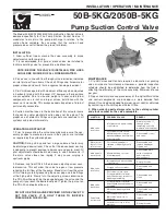 CLA-VAL 50B-5KG Installation Operation & Maintenance preview