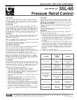 Preview for 1 page of CLA-VAL 55L-60 Installation Operation & Maintenance