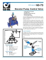 CLA-VAL 60-73 Manual preview