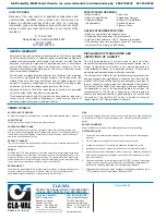 Preview for 40 page of CLA-VAL 693-01 Installation Operation & Maintenance