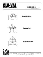 CLA-VAL 698-06 Installation, Operation & Maintenance Manual предпросмотр