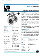 Preview for 4 page of CLA-VAL 790-01 Installation Operation & Maintenance