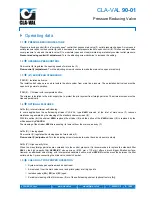 Preview for 4 page of CLA-VAL 90-01 Technical Documentation Manual