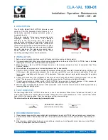 Preview for 10 page of CLA-VAL 90-01 Technical Documentation Manual