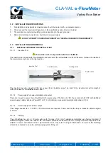 Preview for 7 page of CLA-VAL e-FlowMeter User Manual