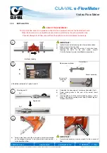 Preview for 8 page of CLA-VAL e-FlowMeter User Manual