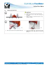 Preview for 10 page of CLA-VAL e-FlowMeter User Manual