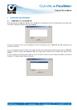 Preview for 16 page of CLA-VAL e-FlowMeter User Manual