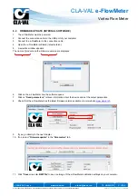 Preview for 17 page of CLA-VAL e-FlowMeter User Manual