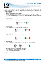 Preview for 10 page of CLA-VAL e-Lift-34 User Manual