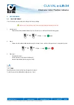 Preview for 11 page of CLA-VAL e-Lift-34 User Manual