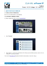 Preview for 11 page of CLA-VAL e-Power IP User Manual