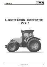 Preview for 8 page of Claas ARES 547 Use And Maintenance