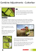 Preview for 19 page of Claas AVERO Information And Basic Field Settings