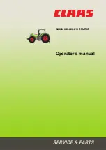 Claas AXION 810 CMATIC Operator'S Manual preview