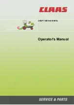 Claas CROP TIGER 40 WHEEL Operator'S Manual preview