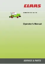 Preview for 1 page of Claas DOMINATOR 130 Operator'S Manual