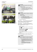 Preview for 296 page of Claas DOMINATOR 130 Operator'S Manual