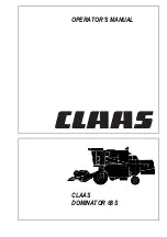 Предварительный просмотр 1 страницы Claas DOMINATOR 68 S Operator'S Manual