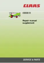 Preview for 1 page of Claas LEXION 510 Repair Manual Supplement