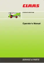 Preview for 1 page of Claas LEXION 570 Montana Operator'S Manual