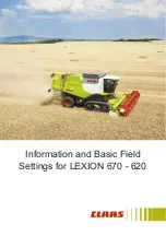 Claas LEXION 620 Manual предпросмотр