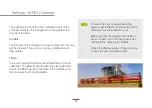 Preview for 30 page of Claas LEXION 7000 Information And Basic Field Settings