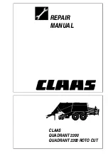 Claas QUADRANT 2200 Repair Manual preview