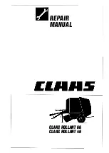 Предварительный просмотр 1 страницы Claas ROLLANT 46 Repair Manual