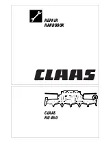 Claas RU 450 Repair Handbook предпросмотр