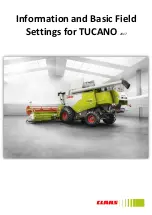 Preview for 1 page of Claas TUCANO 2017 Information And Basic Field Settings