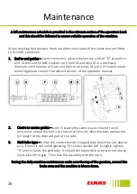 Preview for 36 page of Claas TUCANO 2017 Information And Basic Field Settings