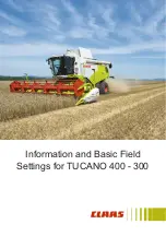 Claas TUCANO 400-300 Information And Basic Field Settings preview