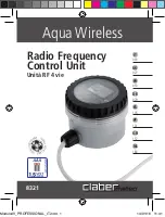 Preview for 1 page of claber Aqua Wireless 8321 Manual