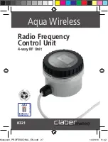 Preview for 27 page of claber Aqua Wireless 8321 Manual