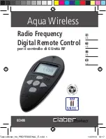 claber Aqua Wireless 8348 Manual preview